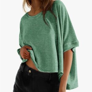 Casual Green Women's Top